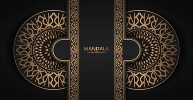 sfondo mandala ornamentale di lusso con stile arabo islamico orientale premium vettore