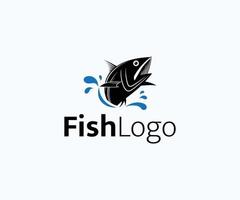 pesce logo design vettore. pesca vettore logo modello.