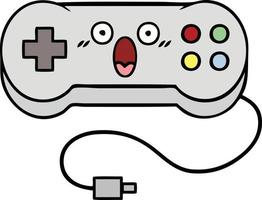 controller di gioco simpatico cartone animato vettore