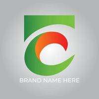 ct monogramma logo, lettera c e lettera t logo design vettore