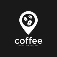 caffè logo icona design vettore