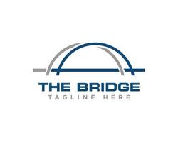 ponte costruzione logo icona design vettore