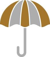 stile icona ombrello vettore
