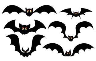 cartone animato fantasma pipistrello isolato su bianca sfondo, Halloween concetto, orrore, ossessionante, vettore illustrazione.