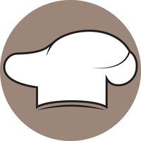 logo del cappello da chef vettore