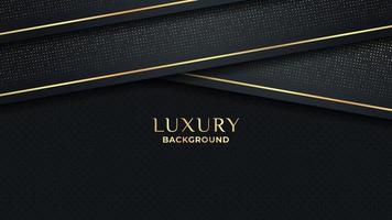 webelegante nero lusso sfondo concetto con buio oro e luccichio struttura. vettore