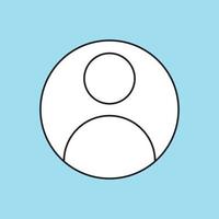 utente profilo avatar pulsante viso per sociale, ragnatela e computer icona vettore