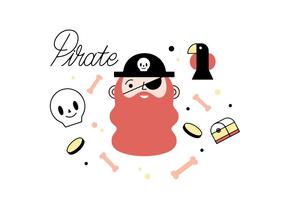 Vettore pirata gratuito