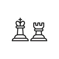 scacchi icona eps 10 vettore