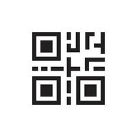 qr icona eps 10 vettore