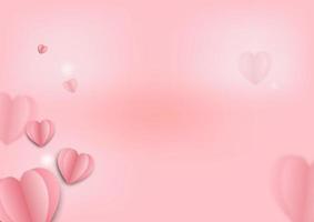 rosa sfondo per San Valentino Festival e nozze vettore