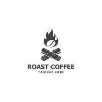 modello di illustrazione vettoriale icona chicco di caffè