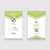 costume aziendale ufficio dipendente id carta design vettore