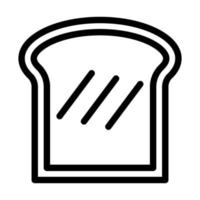 disegno dell'icona di pane vettore