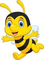 contento ape cartone animato su bianca sfondo