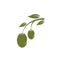 illustrazione vettoriale di olivo