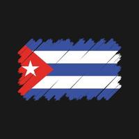 vettore di bandiera di cuba. bandiera nazionale