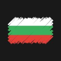 pennello bandiera bulgaria. bandiera nazionale vettore