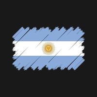 vettore di bandiera argentina. bandiera nazionale