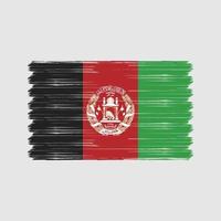 pennello bandiera afghanistan. bandiera nazionale vettore