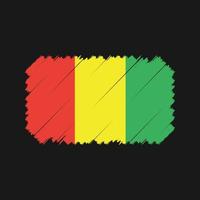 vettore della spazzola della bandiera della Guinea. bandiera nazionale