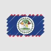 vettore di bandiera del Belize. bandiera nazionale