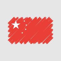 vettore di bandiera cinese. bandiera nazionale