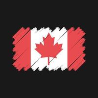 vettore della bandiera del Canada. bandiera nazionale