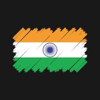 vettore di bandiera dell'india. bandiera nazionale