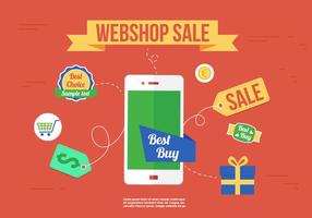 Icone vettoriali gratis Webshop