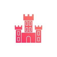 castello icona vettore per sito web simbolo icona presentazione