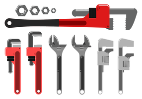Monkey Wrench Vector