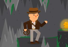 vector indiana jones