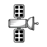 icona del satellite spaziale vettore