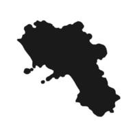 campania carta geografica. regione di Italia. vettore illustrazione.