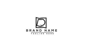 d logo design template elemento di branding grafico vettoriale. vettore