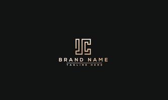 jc logo design modello vettore grafico il branding elemento.