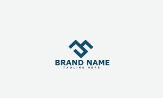 SM logo design modello vettore grafico il branding elemento