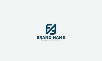 ff logo design modello vettore grafico il branding elemento