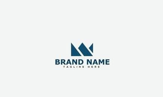 m logo design template elemento di branding grafico vettoriale. vettore