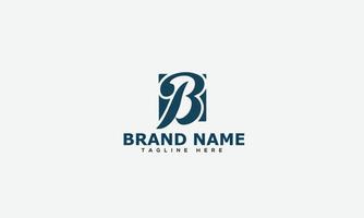 b logo design template elemento di branding grafico vettoriale. vettore