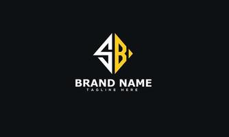 sb logo design modello vettore grafico il branding elemento