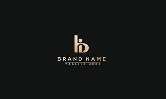 bi logo design modello vettore grafico il branding elemento.