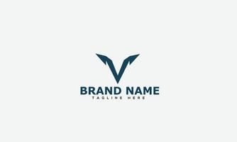 v logo design template elemento di branding grafico vettoriale. vettore