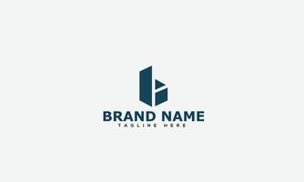 b logo design template elemento di branding grafico vettoriale. vettore