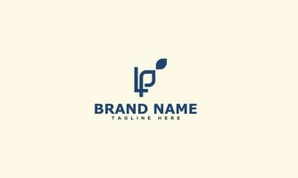lp logo design modello vettore grafico il branding elemento