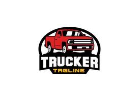 camion logo vettore per mezzi di trasporto azienda. veicolo attrezzatura modello vettore illustrazione per il tuo marca.