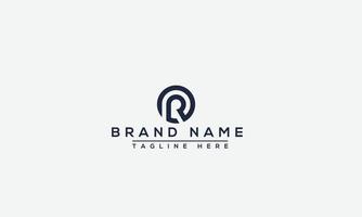 elemento di branding grafico vettoriale del modello di progettazione del logo r.