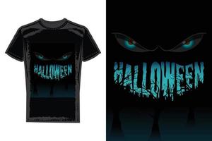 Halloween maglietta design. colorazione libro o libro copertina design o Halloween manifesto design vettore