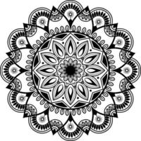 mandala vettore disegno, ornamentale lusso mandala modello, colorazione pagina mandala illustrazione, circolare modello nel modulo di mandala con fiore per alcanna